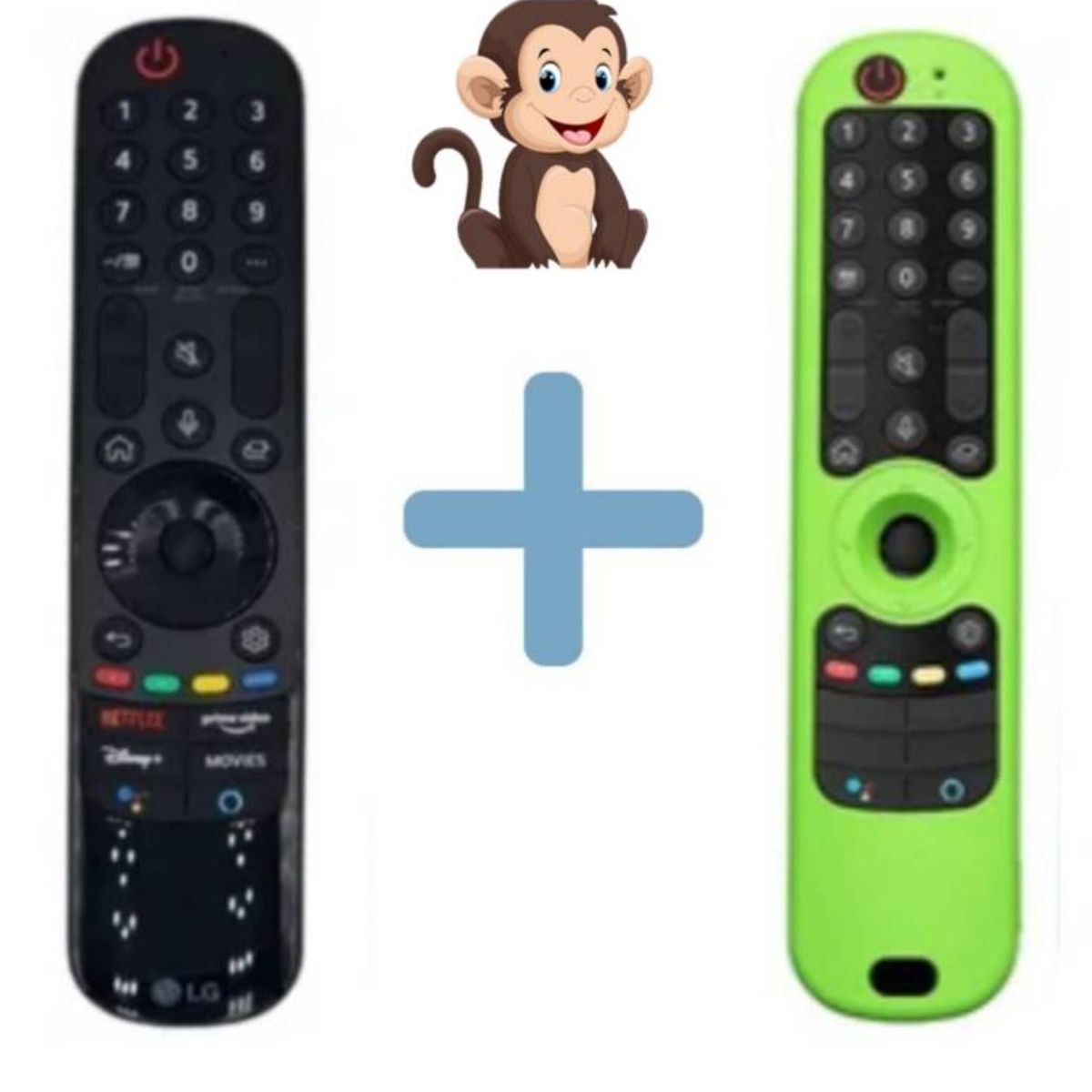 GENERICO - Control Remoto Lg Magic An-mr21ga Modelo 2021 + Funda Verde
