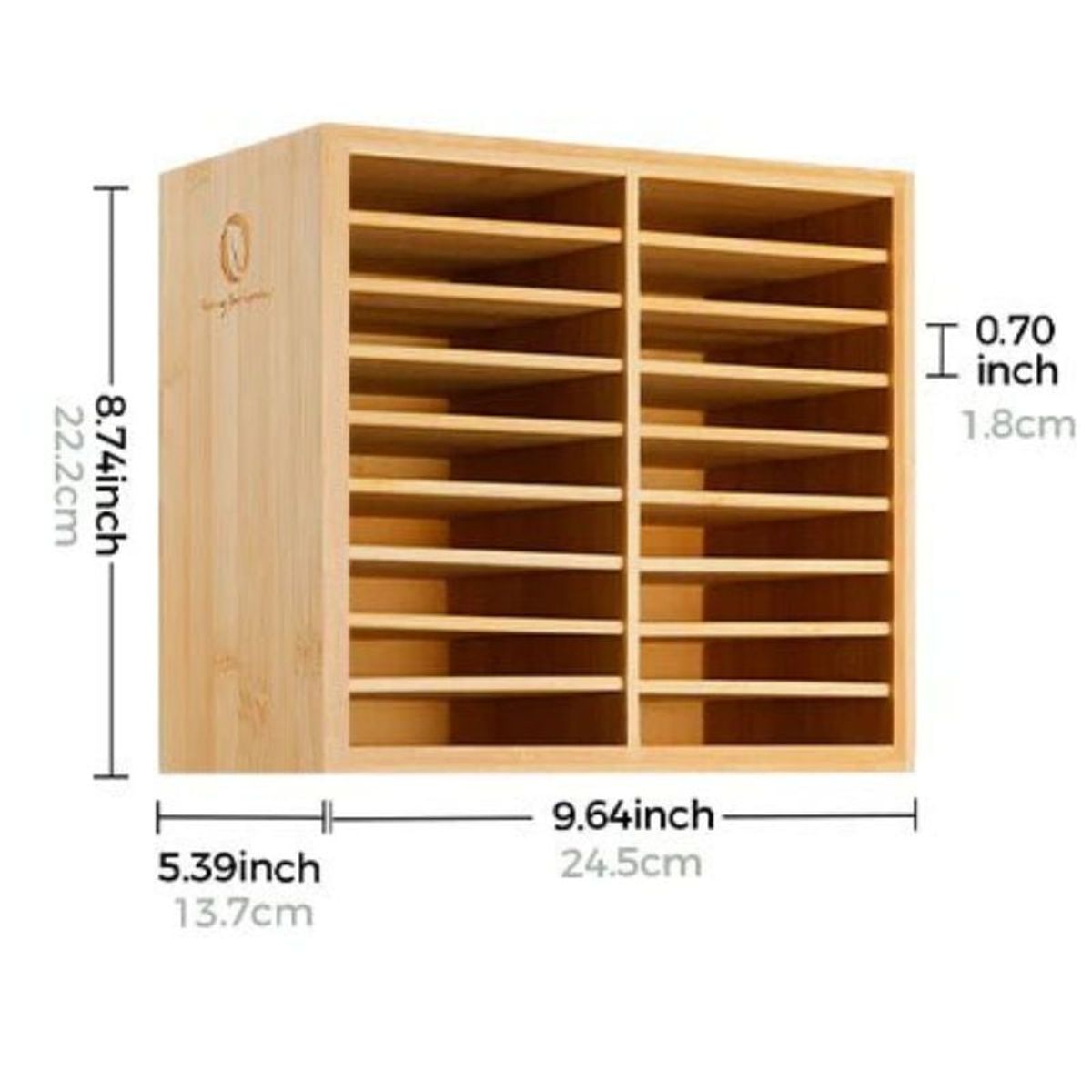 GENERICO - Ohuhu Organizador 100% bamboo para marcadores