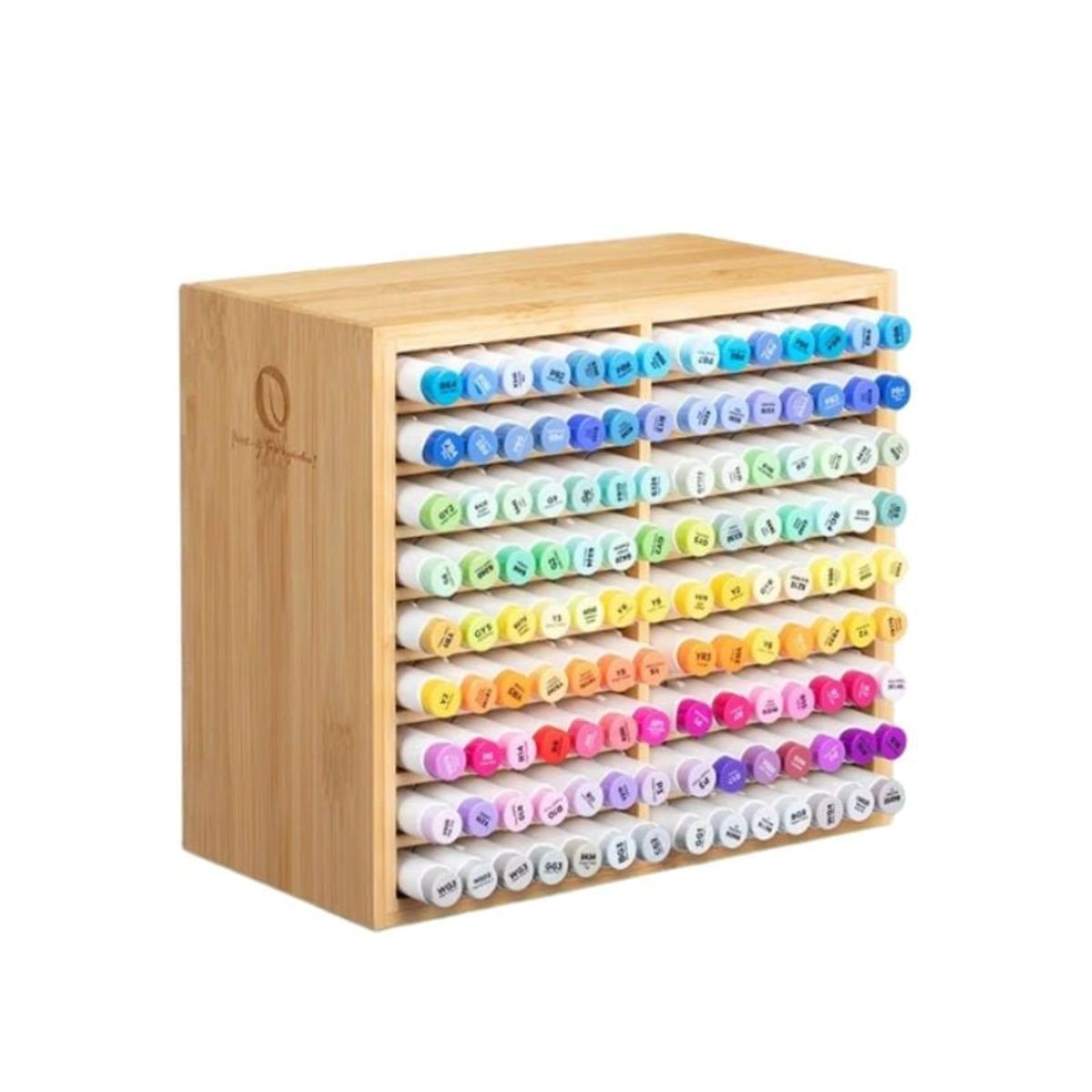 GENERICO - Ohuhu Organizador 100% bamboo para marcadores