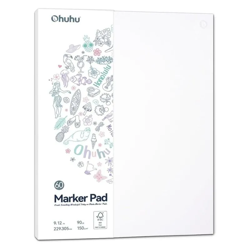 GENERICO - Ohuhu Block para marcadores doble cara - Empastado 229x30cm