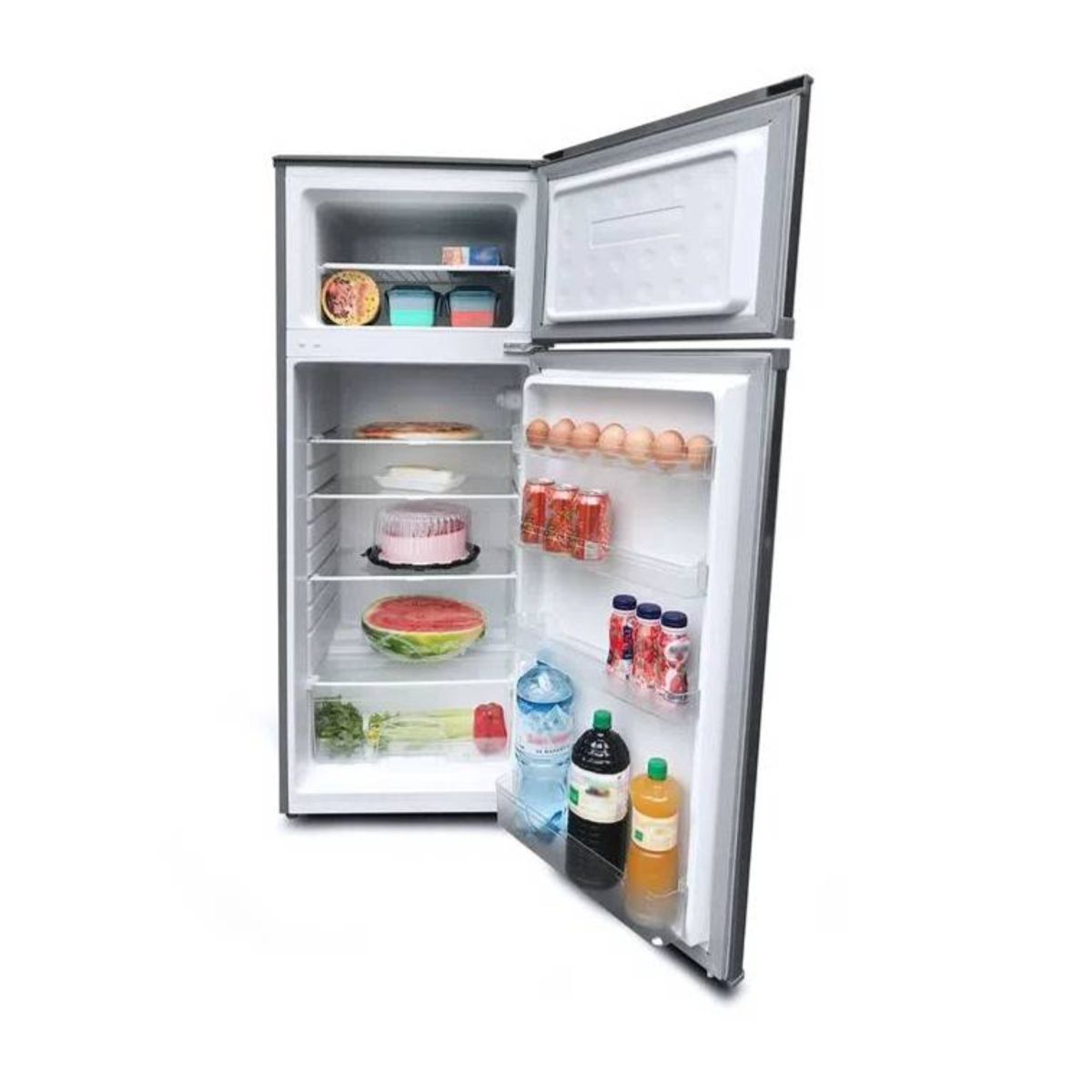 ELECTROLUX - Refrigeradora Electrolux Top Mount Frost 138L Gris ERT18G2HNI