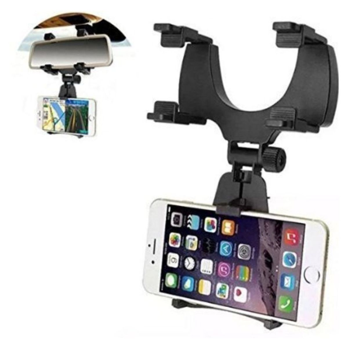 GENERICO - Soporte De Celular Para Auto Retrovisor Estatico