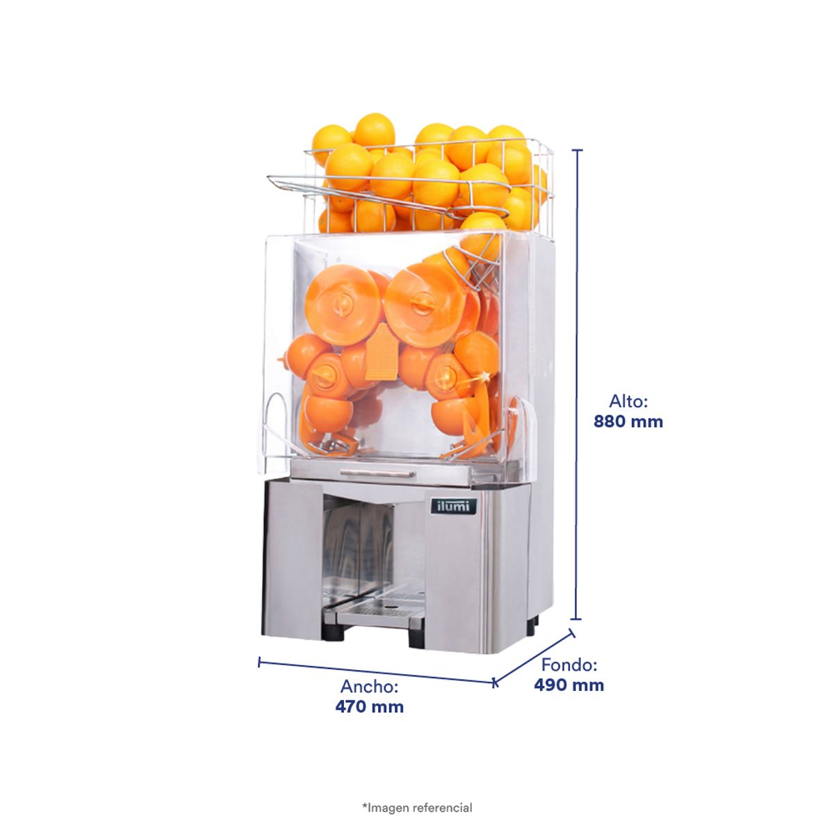 ILUMI - Exprimidor de Naranjas Ilumi con Tamaño de las naranjas 40-80mm