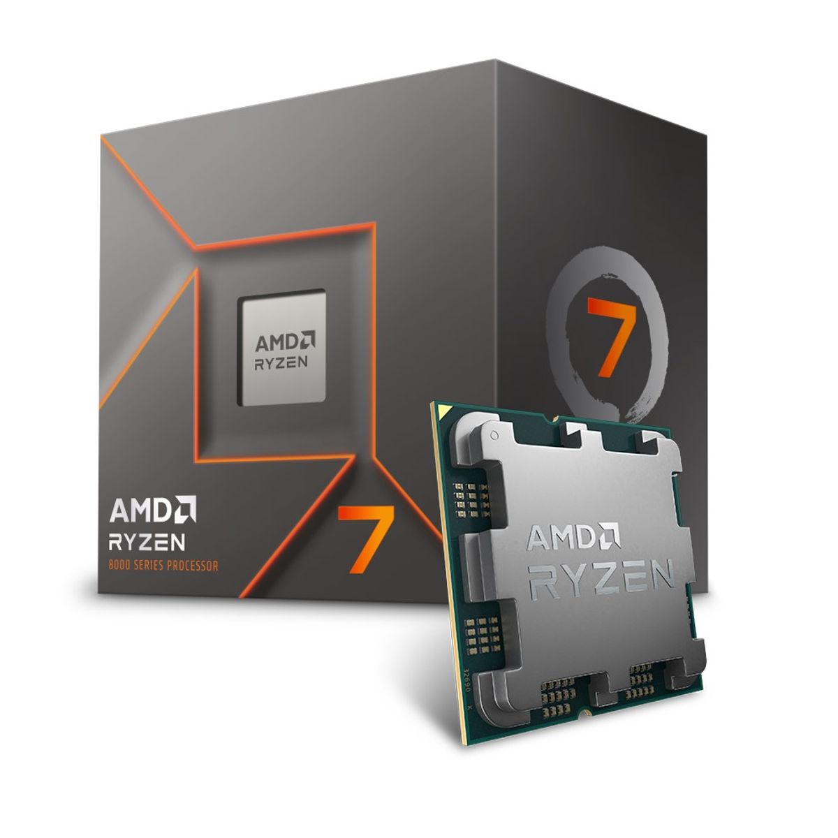 AMD - Procesador AMD Ryzen 7 8700F 16MB L3 Cache S-AM5 Disipador Stealth