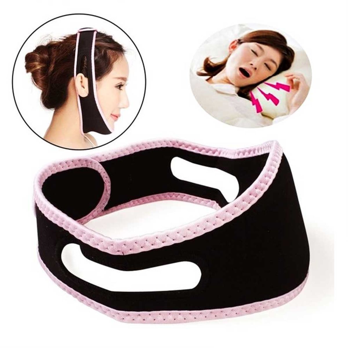 MEGIMPERU - Pack X2 Banda antironquido antiflacidez y reductor de Papada