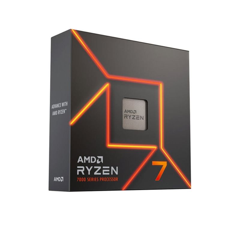 AMD - Procesador AMD Ryzen 7 7700X 4.5Ghz 32MB L3 Cache S-AM5 8 Nucleos