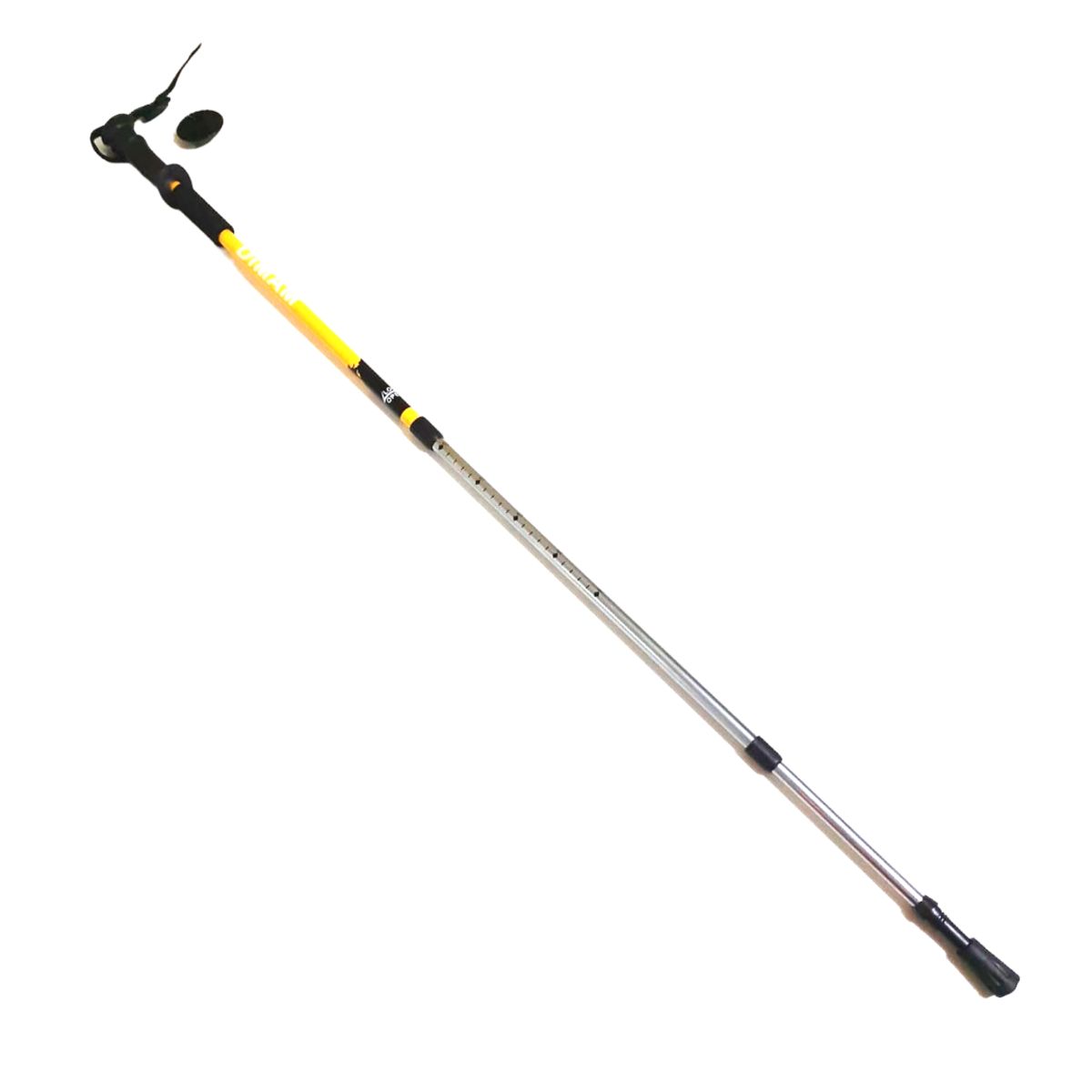GENERICO - Bastón Trekking Mango Recto Con Antishock Diman C Roseta Amarillo
