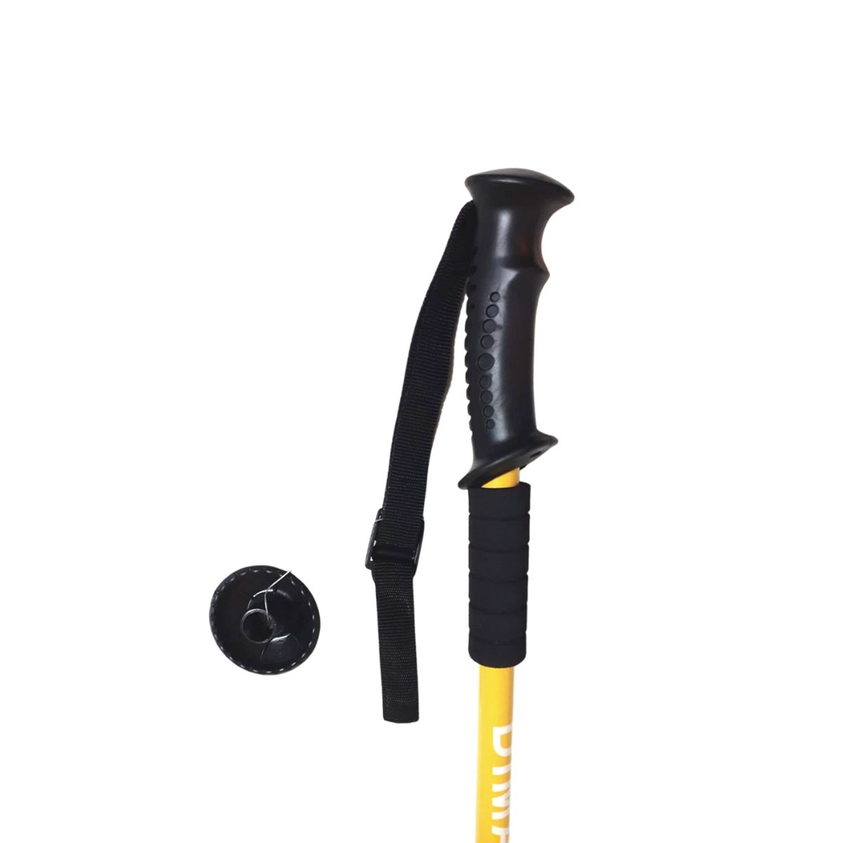 GENERICO - Bastón Trekking Mango Recto Con Antishock Diman C Roseta Amarillo