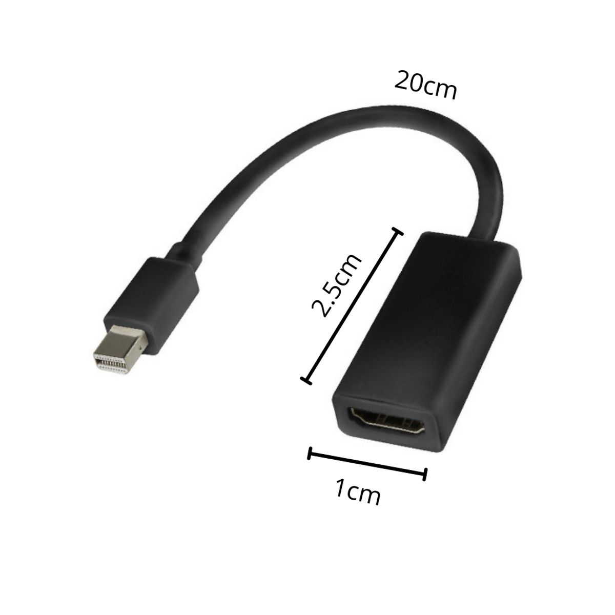 GENERICO - Cable Adaptador Mini Displayport  Thunderbolt A Hdmi