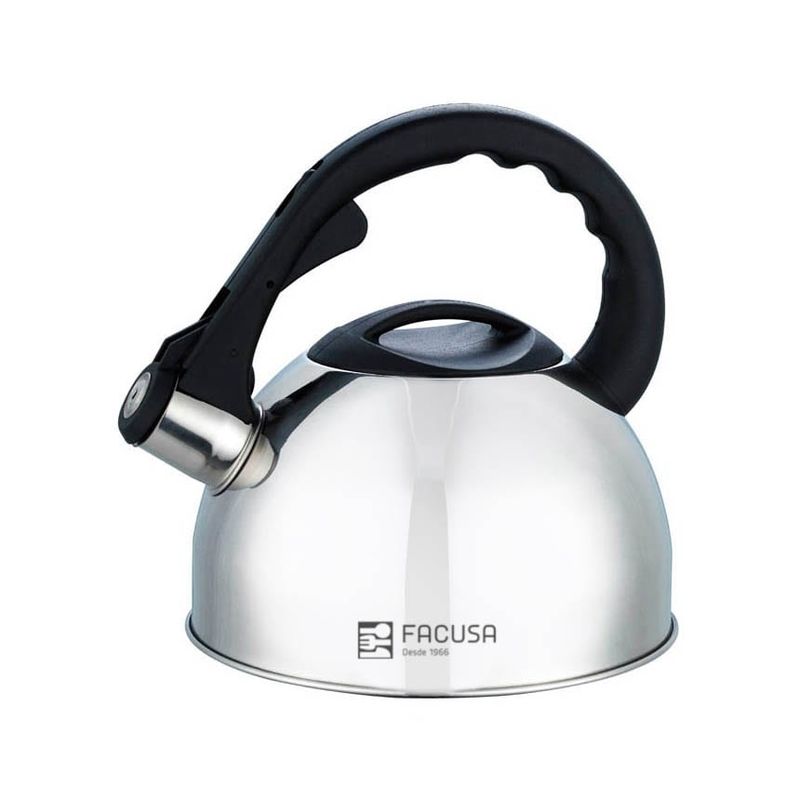 FACUSA - Tetera Facusa acero inoxidable 3 Litros silbante Alta Calidad
