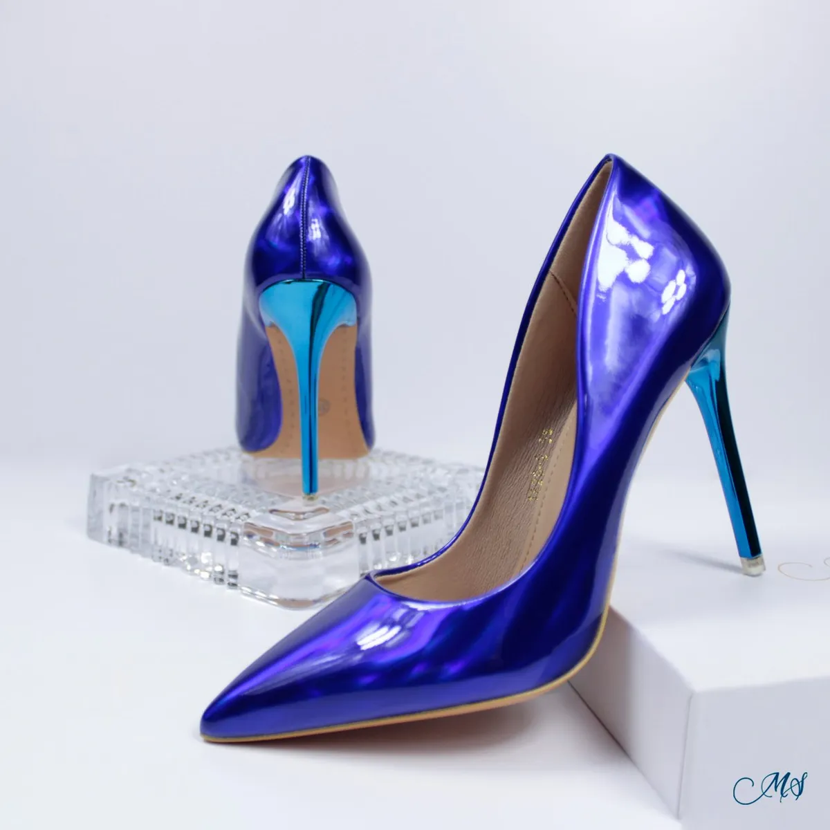 MARGLO SHOES - Zapatos de vestir Azul M19