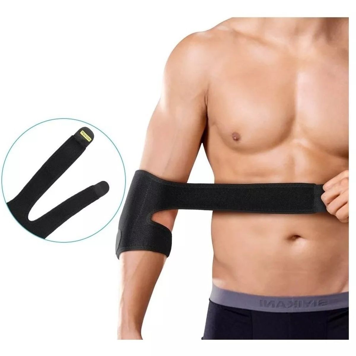 GENERICO - Codera deportiva ajustable codera de compresión ajustable