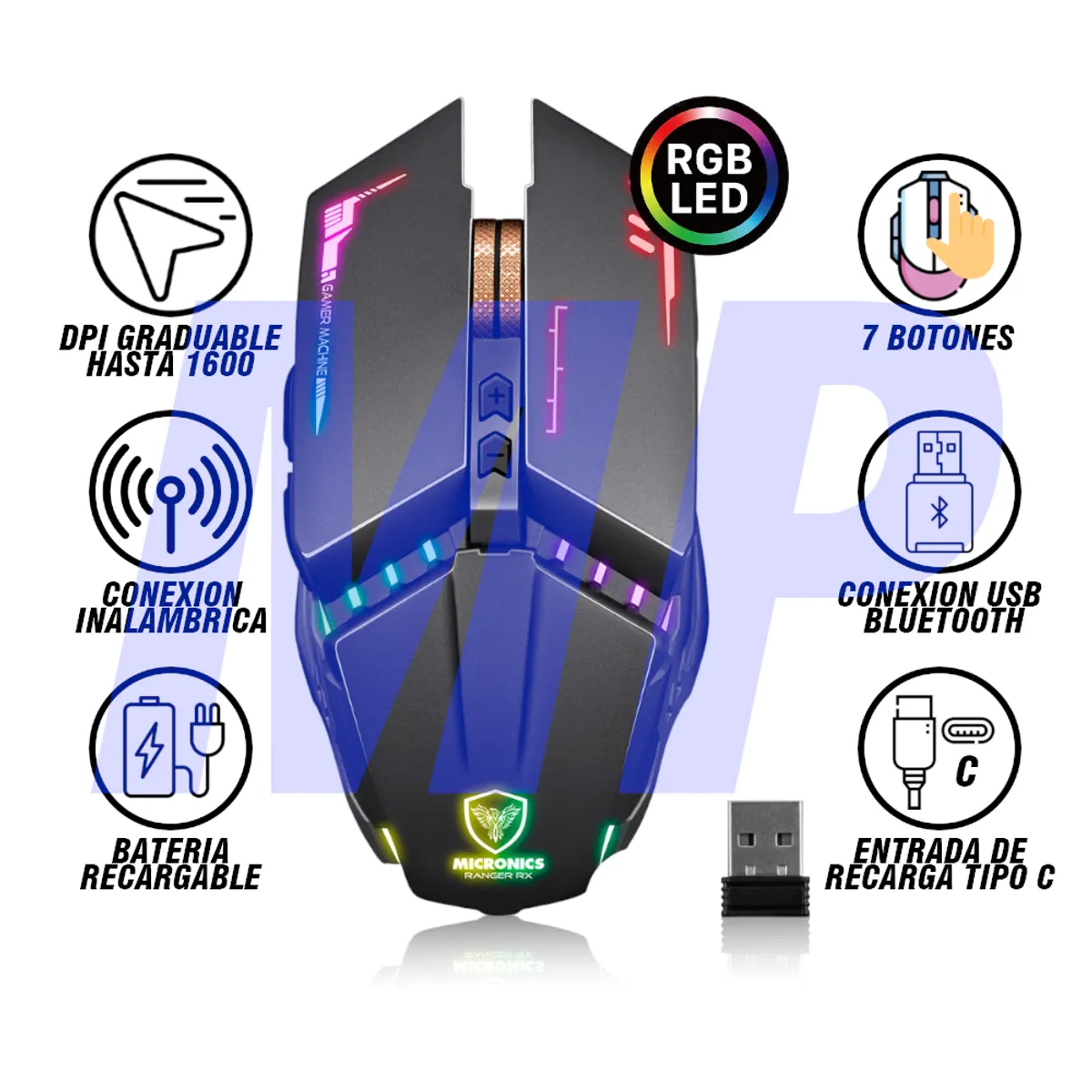 MICRONICS - MOUSE MICRONICS RANGER - MIC M822RX