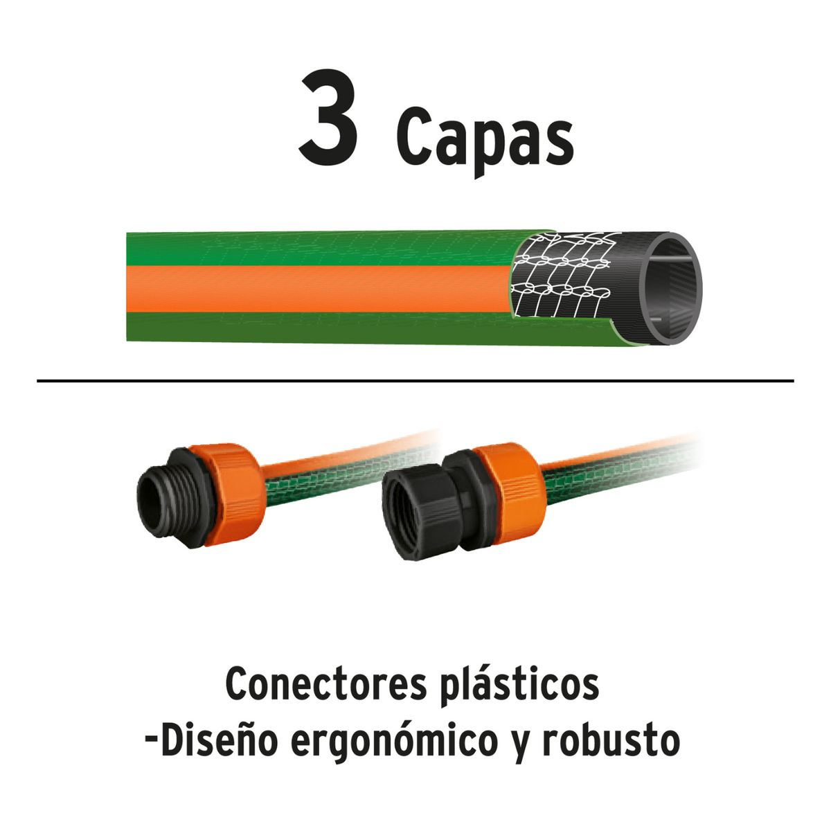 TRUPER - Hidrolavadora eléctrica alta presión 1800 PSI + Manguera de 10m Truper