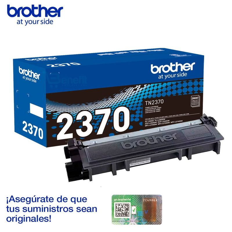 BROTHER - Tóner Brother TN2370 para DCP-2540 L2540DW L2520DW TN-2370