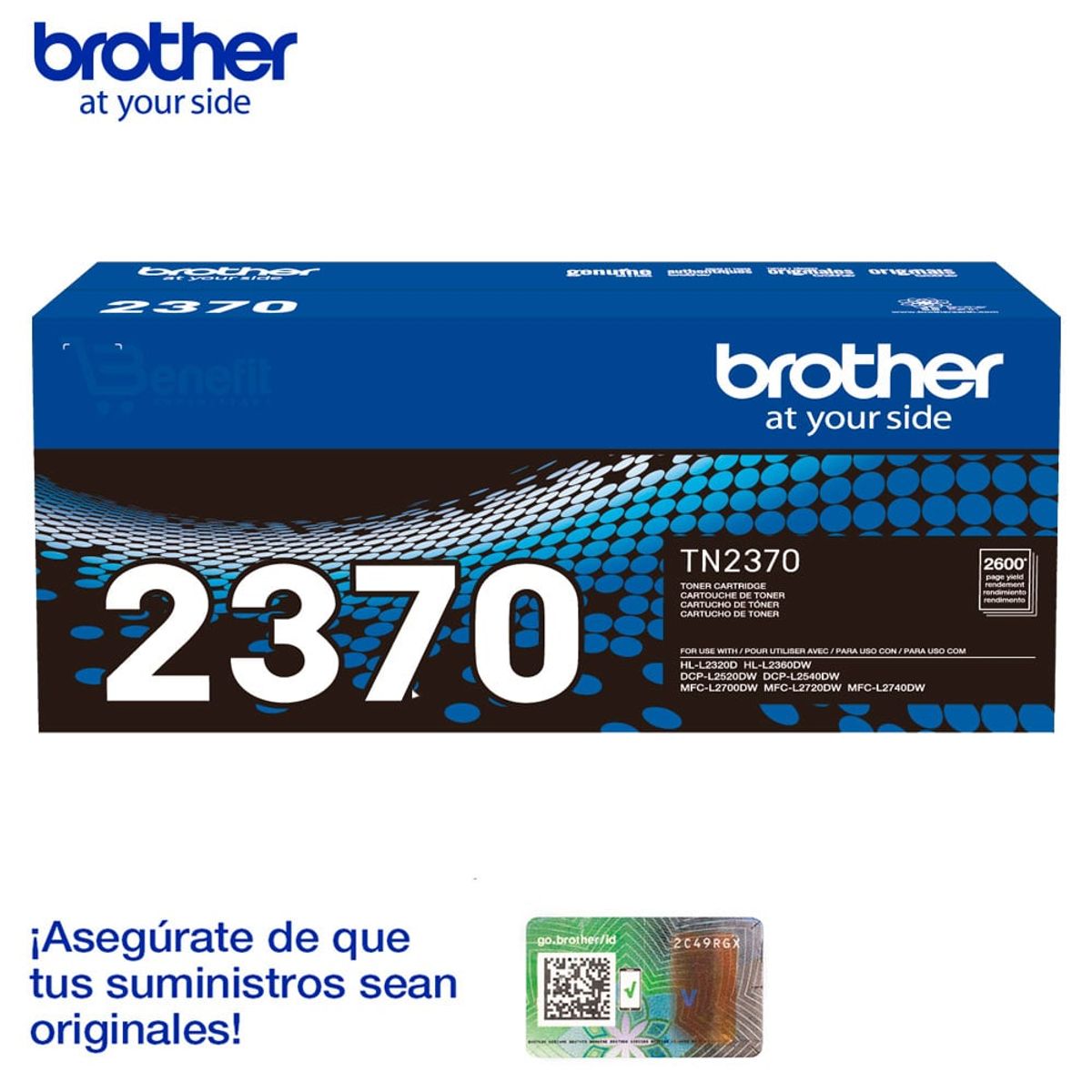 BROTHER - Tóner Brother TN2370 para DCP-2540 L2540DW L2520DW TN-2370
