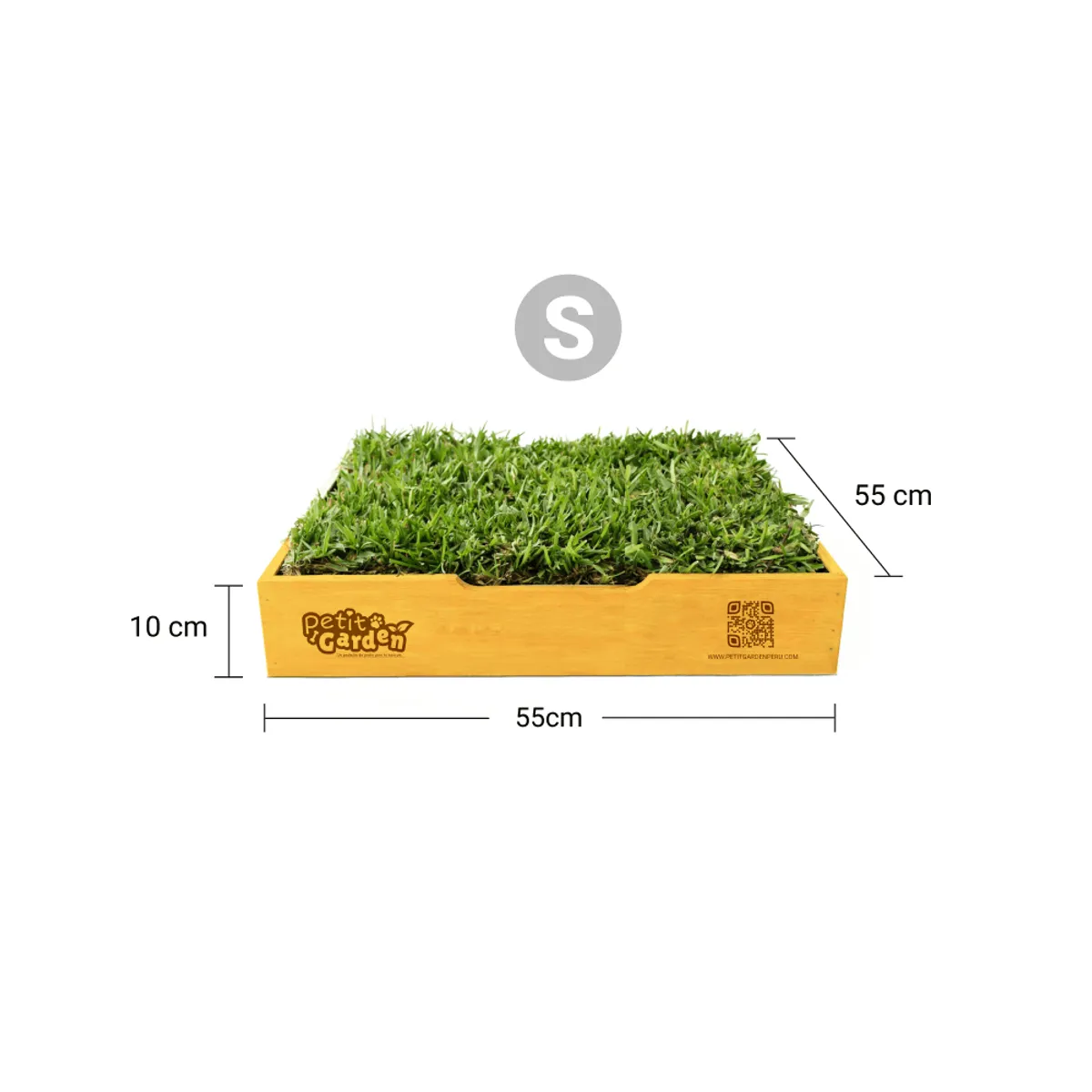 GENERICO - Sanitario de Pasto Natural para Mascotas - Talla S Premium