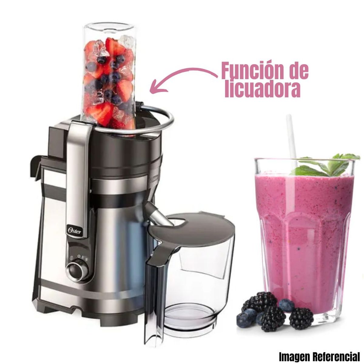OSTER - Extractor de jugos Oster 3 En 1 - FPSTJE318C