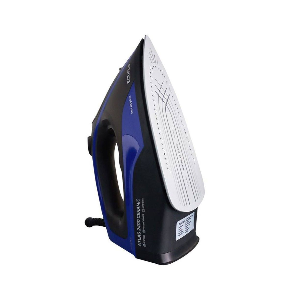 TAURUS - Plancha a Vapor Taurus Base Ceramica  Azul