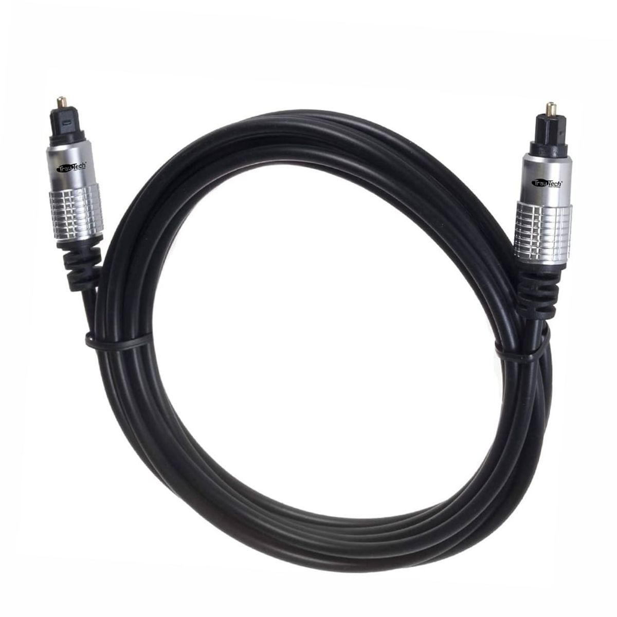 GENERICO - Cable optico de audio digital de fibra óptica 3 Metros 4.0mm TRAUTECH