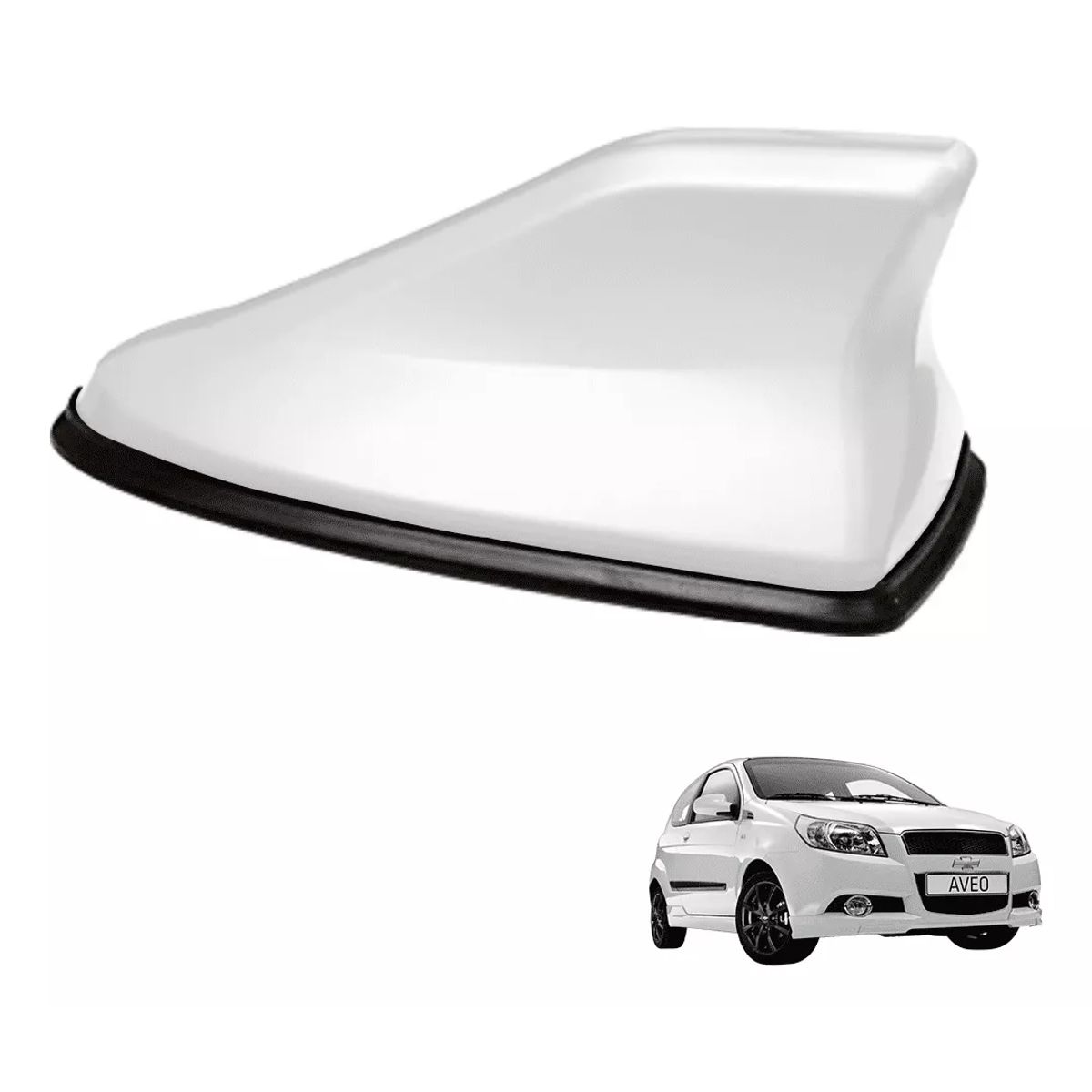 GENERICO - Antena De Autotiburon AM-FM stereo ELEGANTE Tuning