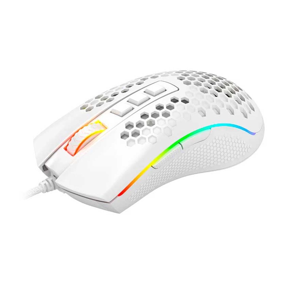REDRAGON - Mouse Redragon Storm Elite M988 16,000 Dpi Rgb Blanco