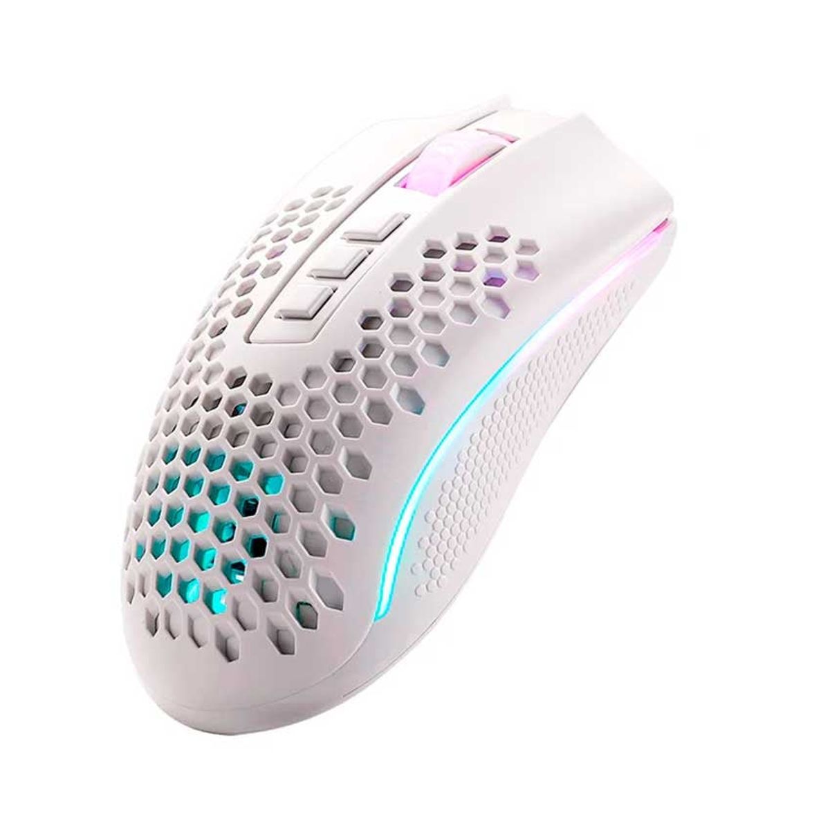REDRAGON - Mouse Redragon Storm Pro M808-Ks Inalambrico 16,000 Dpi Rgb Blanco