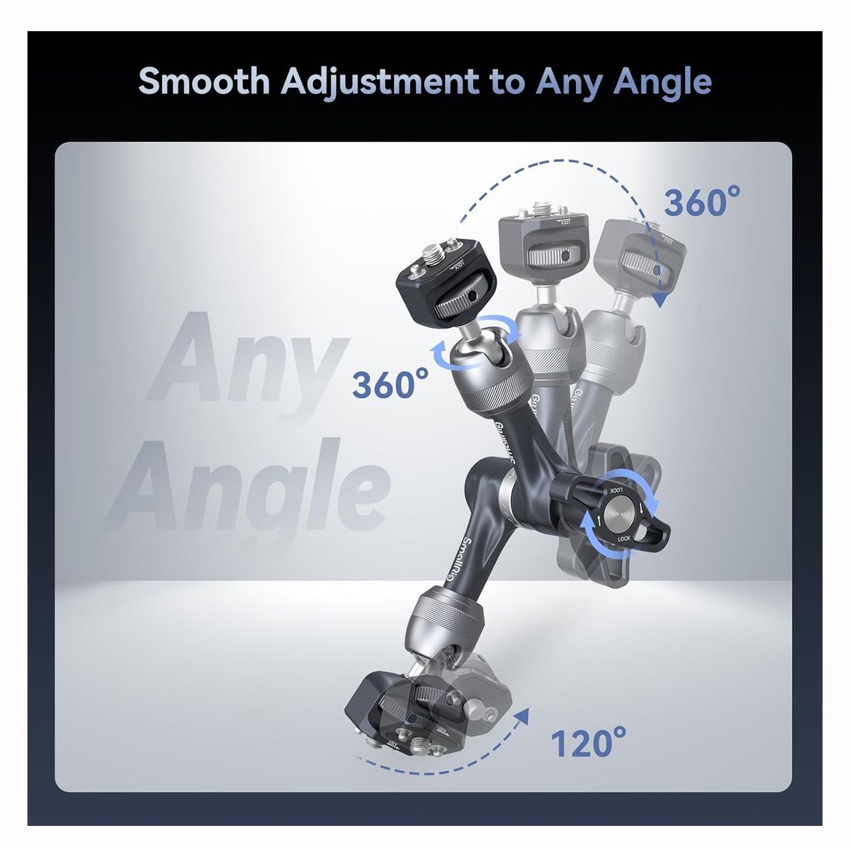 GENERICO - Smallrig Soporte Para Monitor de Cámara Brazo Articulado Roesette 7