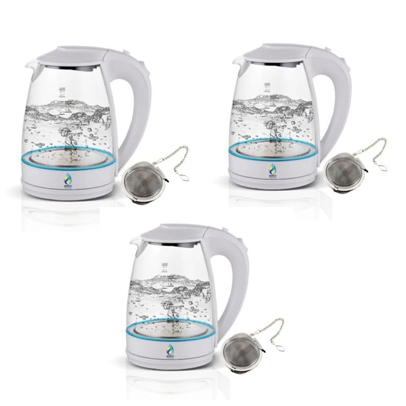 WATERLIFE - Combo 3 Hervidores saludables Waterpro Blanco