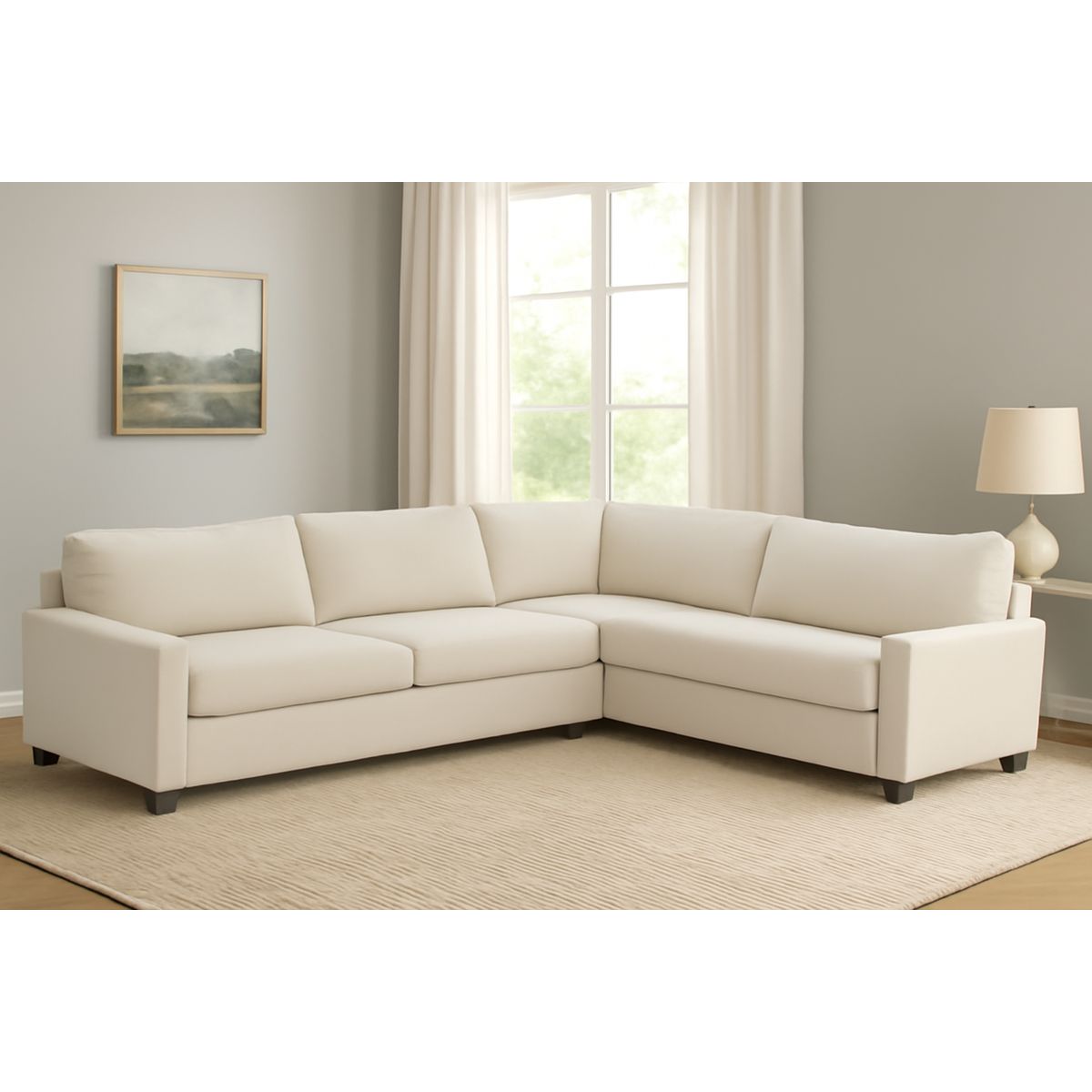 GENERICO - Seccional Derecho 4 Cuerpos Glint - Beige