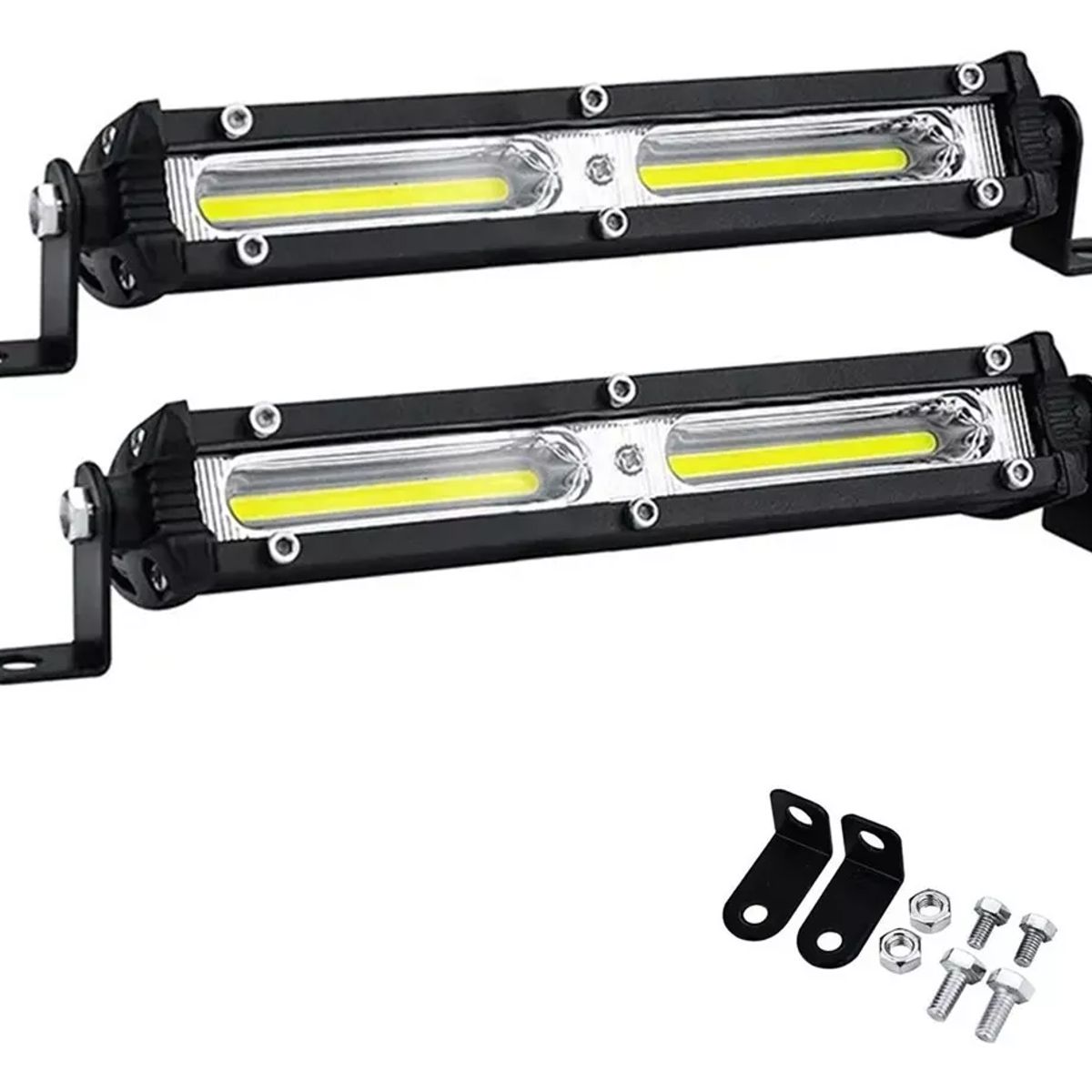 GENERICO - Par Luz De Trabajo Led Del AutomÃ³vil Luz Auxiliar 7 Pulgadas