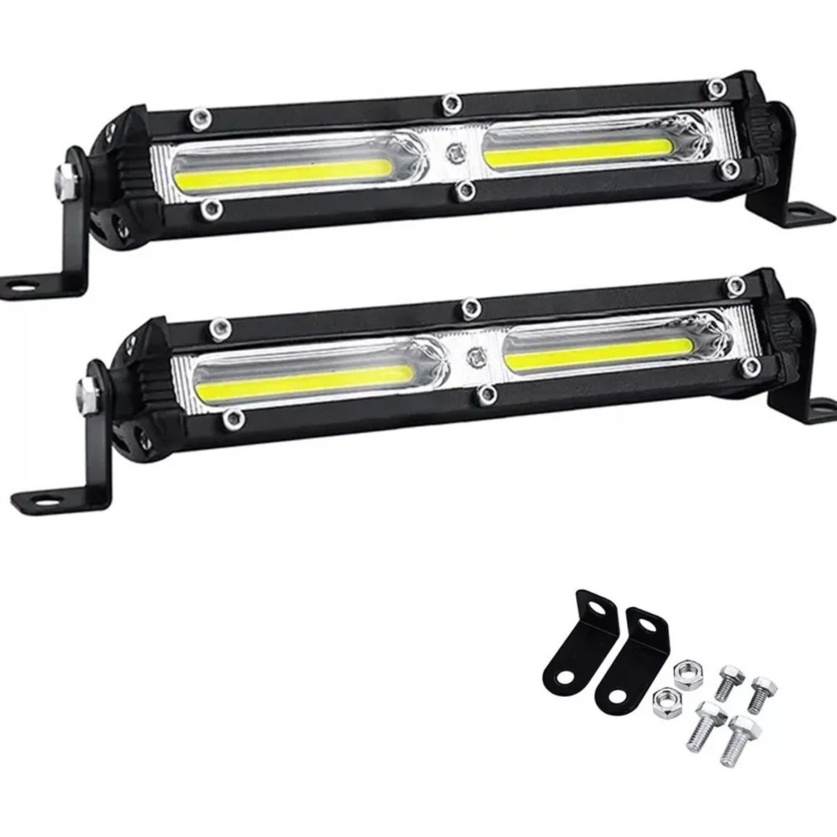 GENERICO - Par Luz De Trabajo Led Del AutomÃ³vil Luz Auxiliar 7 Pulgadas