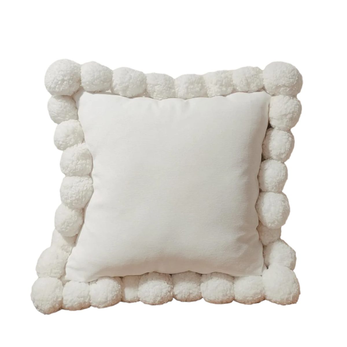 GENERICO - Funda de Cojín decorativo Nórdico 5050 - Perla