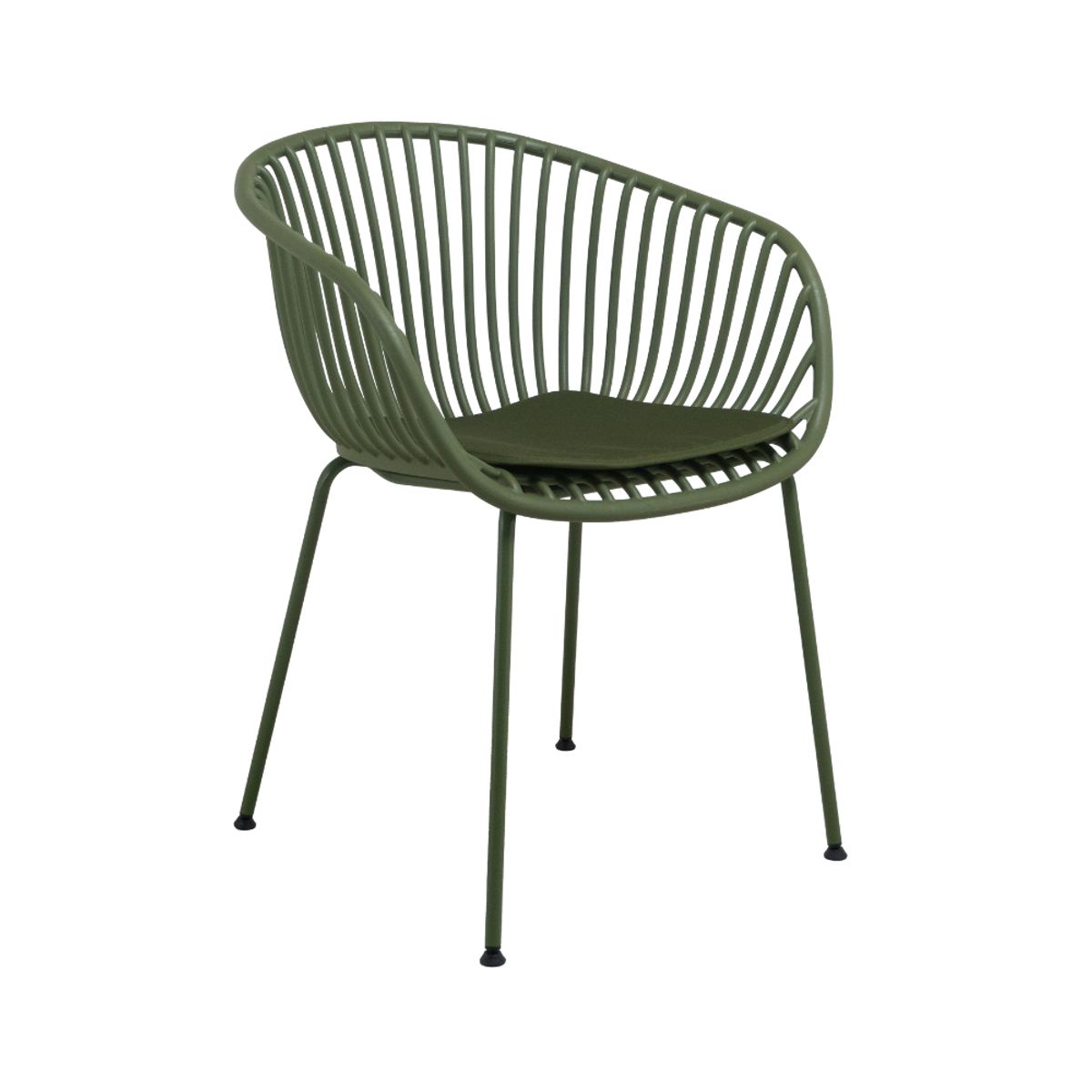 NIHM - Silla de Comedor Colme de Polipropileno Verde