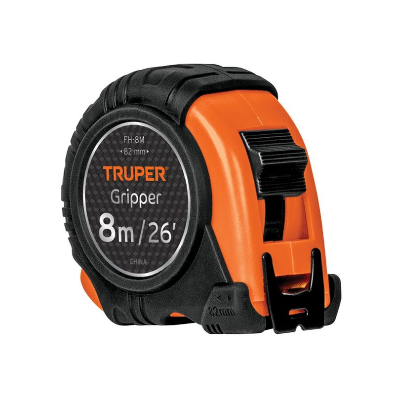 TRUPER - Wincha Gripper Contra Impactos 8 metros TRUPER