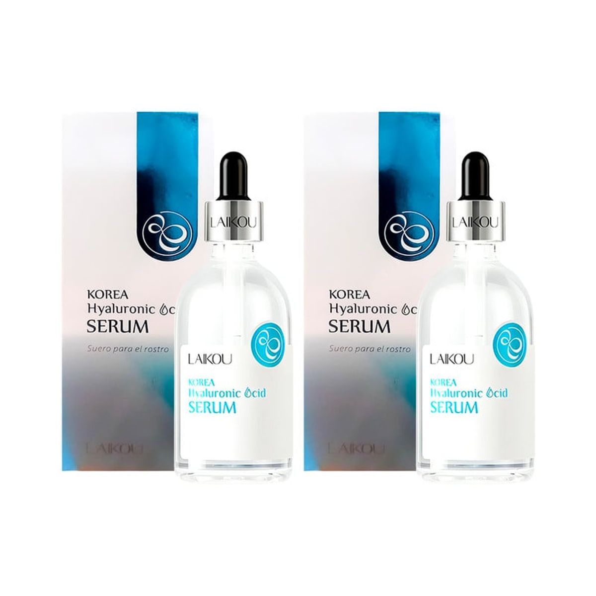 GENERICO - Serum De Ácido Hialurónico De Corea Laikou 100ml 2 Unidades