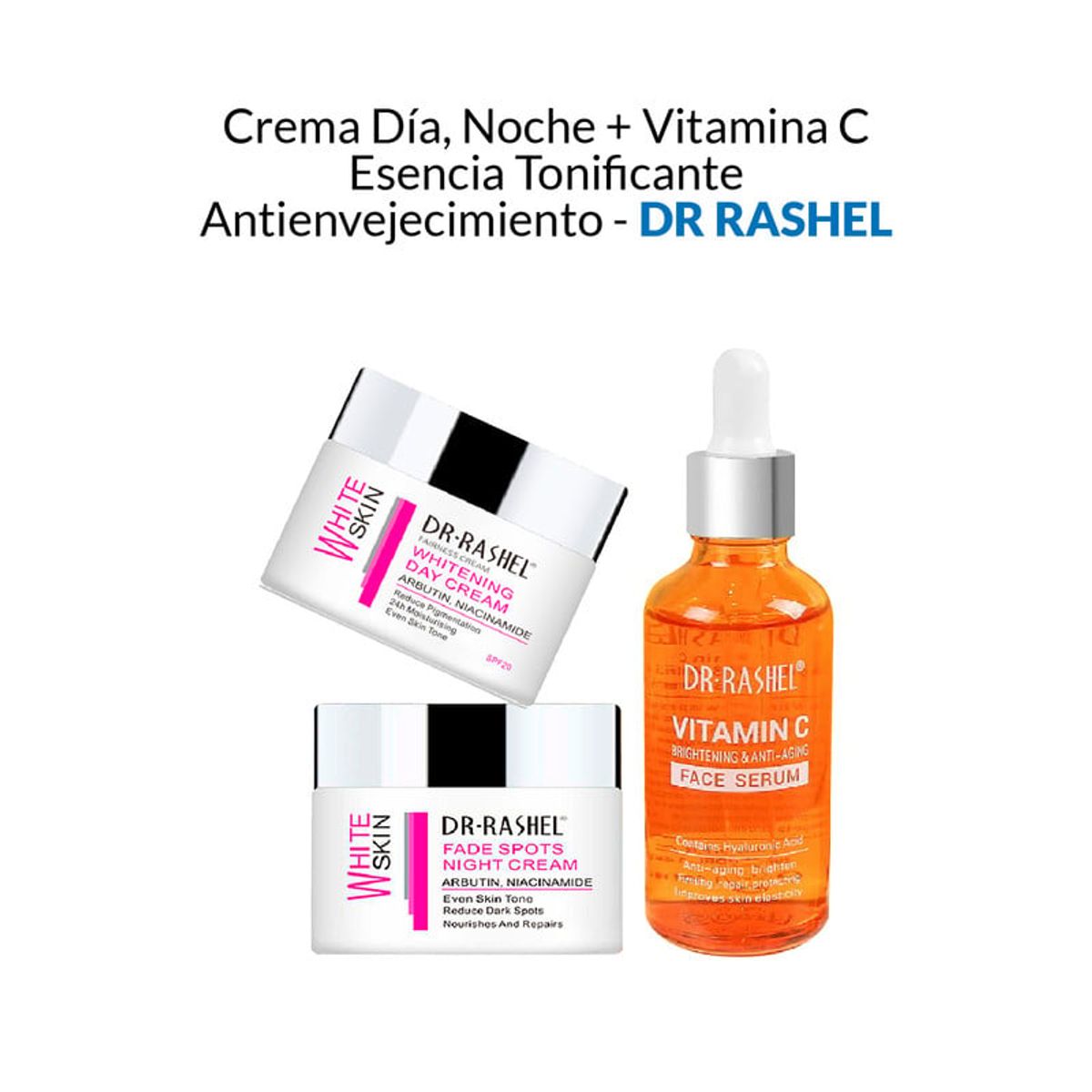 GENERICO - Crema Día  Noche y Vitamina C Esencia Tonificante Antienvejecimiento 50Gr