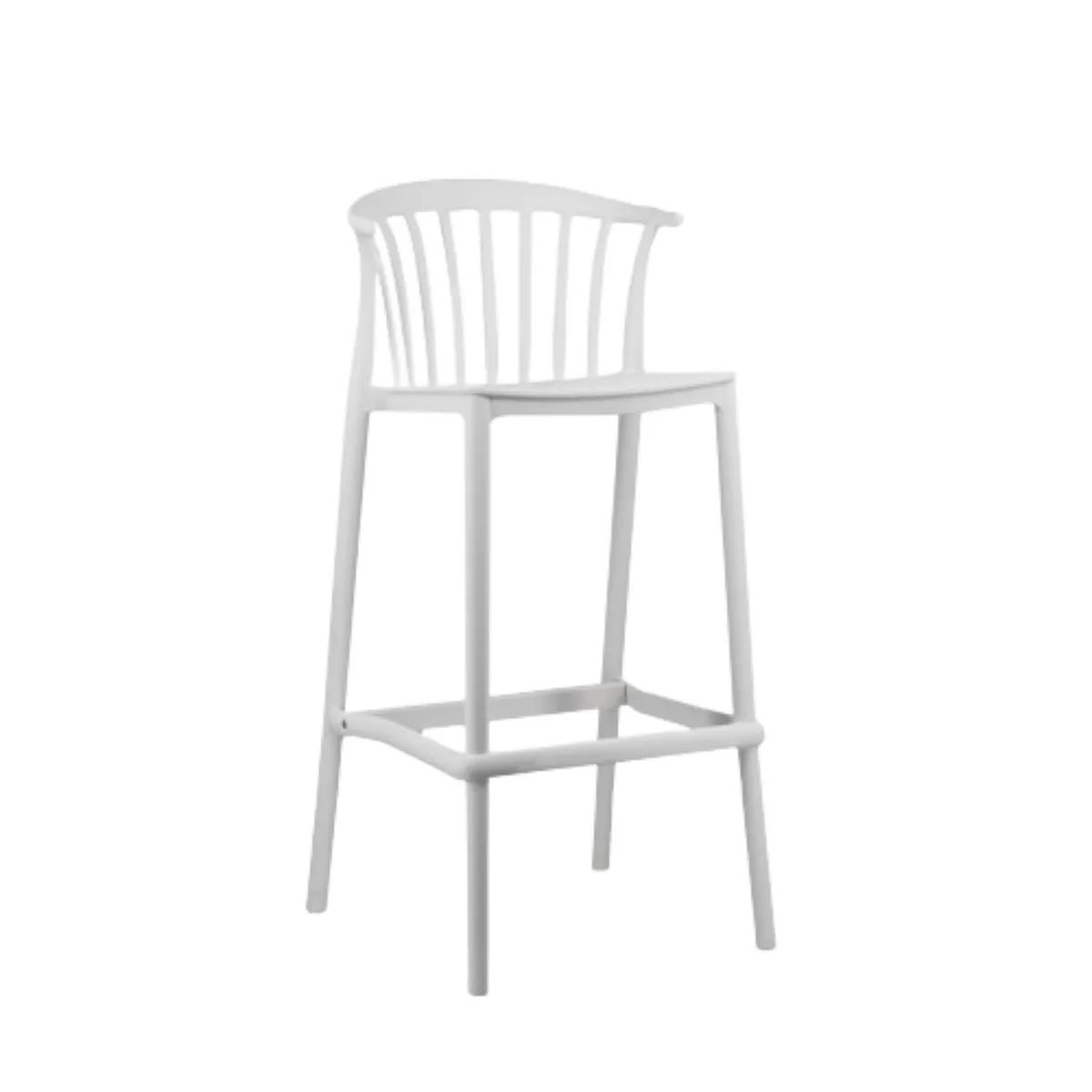 NIHM - Silla Alta Para Barra Vima Blanco 75 cm