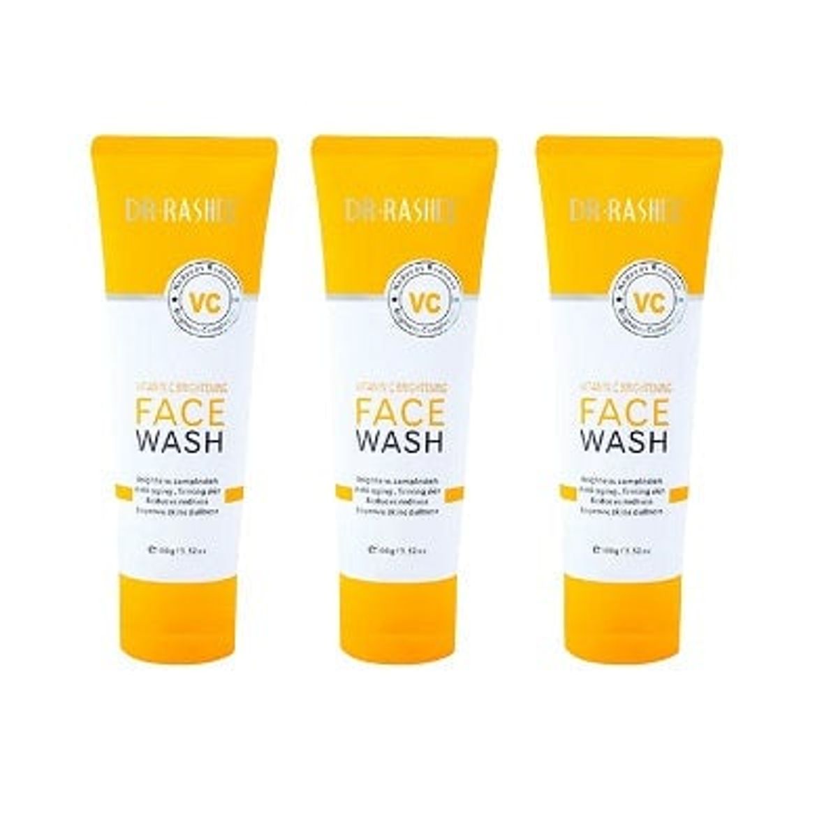 GENERICO - Vitamina C Limpiador Facial Iluminador Dr Rashel 100Gr 3 Unidades