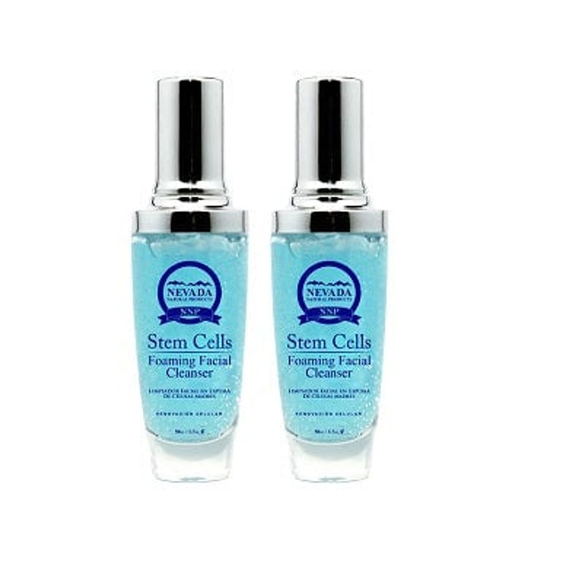 NEVADA NATURAL PRODUCTS - Limpiador Facial En Espuma De Celulas Madres Nevada 50ml 2 Unidades