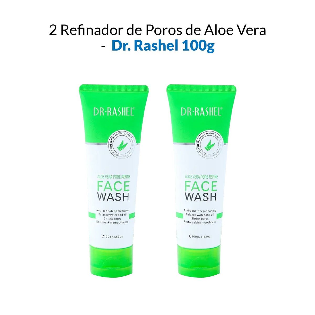 GENERICO - Refinador De Poros De Aloe Vera Dr Rashel 100Gr 2 Unidades