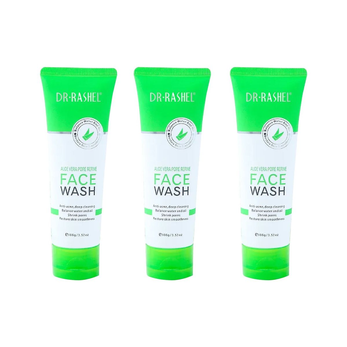 GENERICO - Refinador De Poros De Aloe Vera Dr Rashel 100Gr 3 Unidades