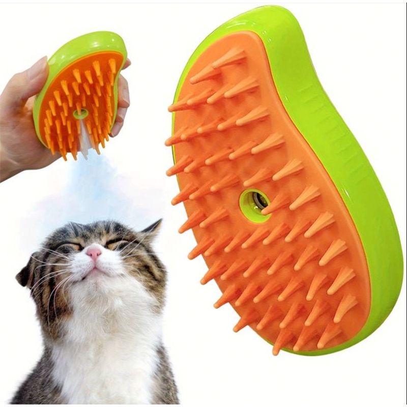 GENERICO - PEINE A VAPOR PARA GATOS Y PERROS - VERDE