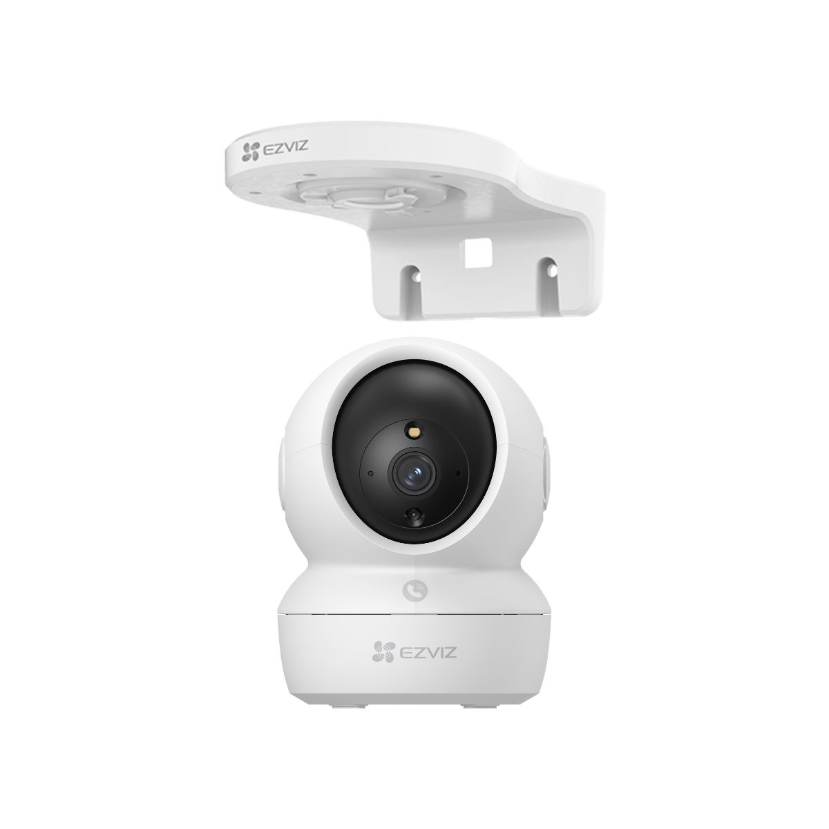 EZVIZ - Cámara de seguridad inteligente H6C Full HD + Soporte de montaje en pared Ezviz