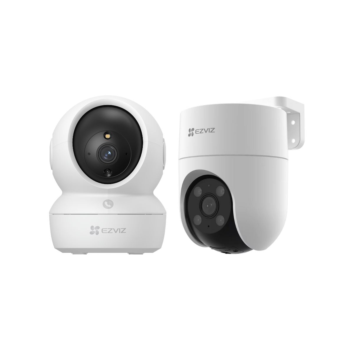 EZVIZ - Kit de cámaras de seguridad inteligente H6C Full HD + H8C 2MP - Ezviz