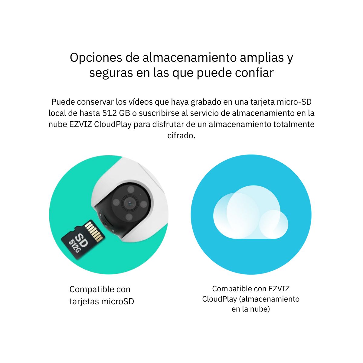 EZVIZ - Kit de cámaras de seguridad inteligente H6C Full HD + H3C 2MP - Ezviz