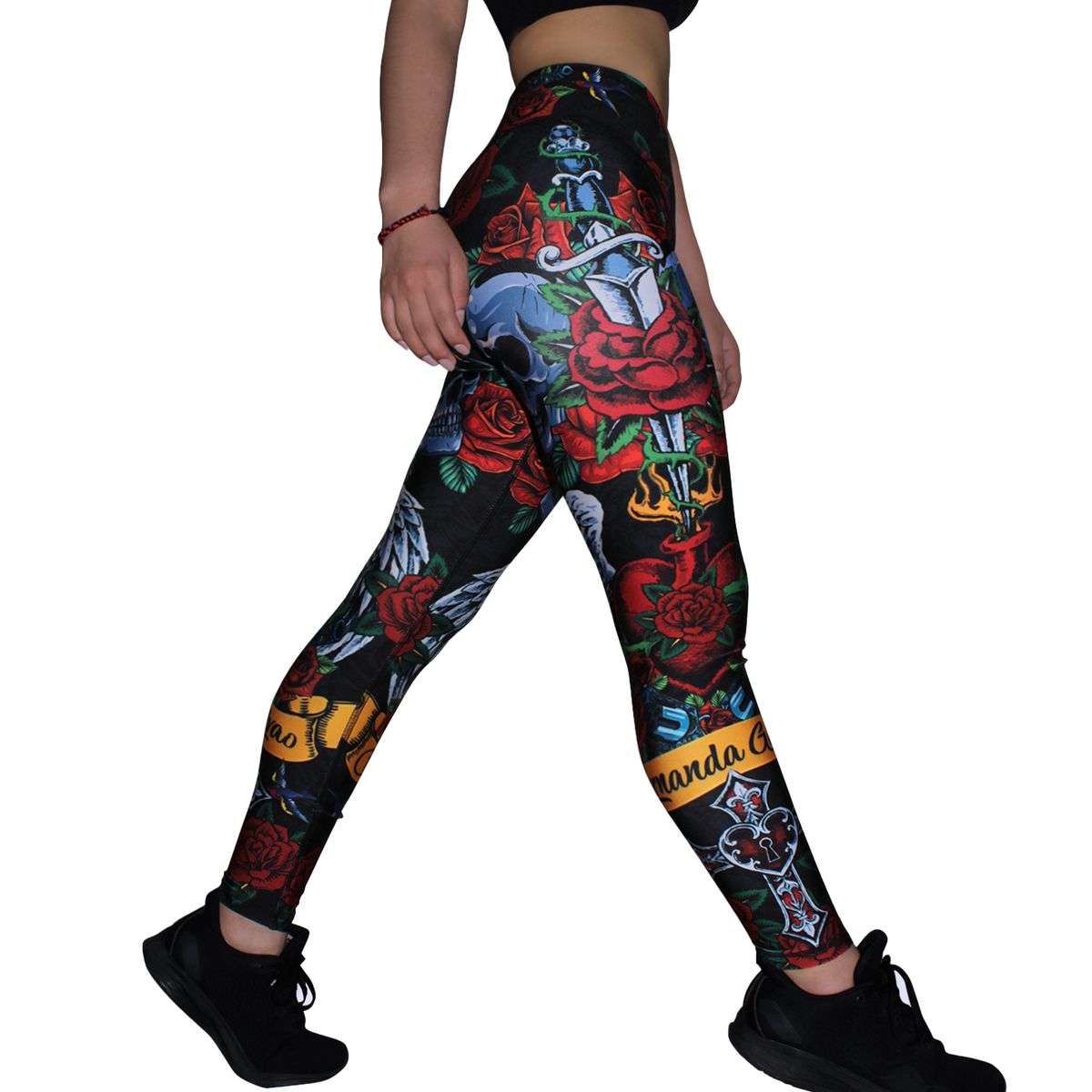 GENERICO - Malla Legging Deportivo Mujer Suplex Sublimado