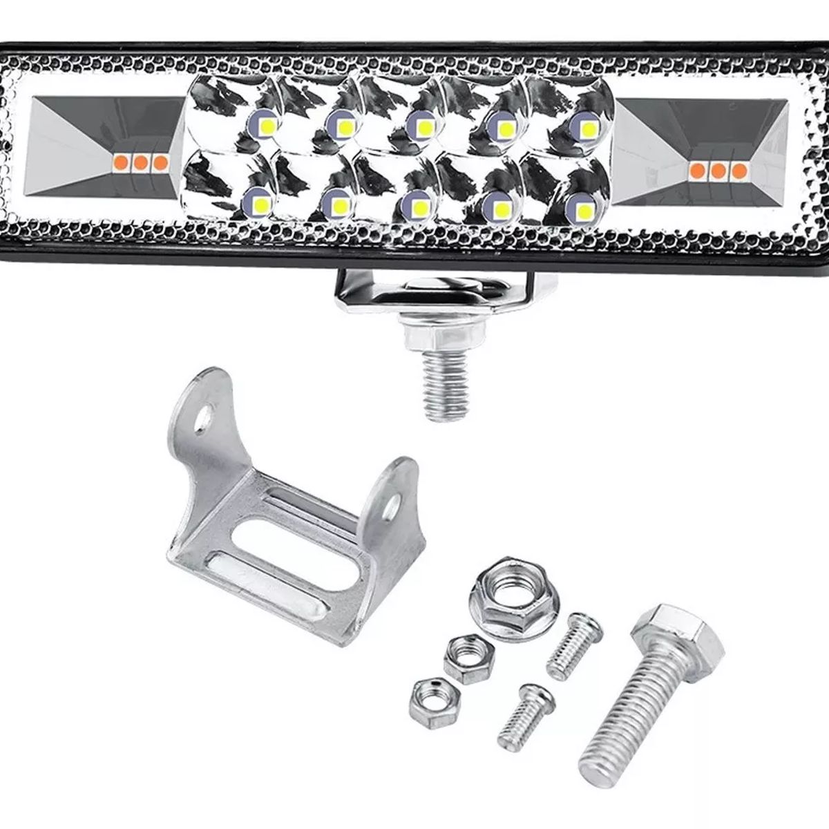 GENERICO - Par De faros Estroboscópicas De 16 Led Para Autos Y Motos