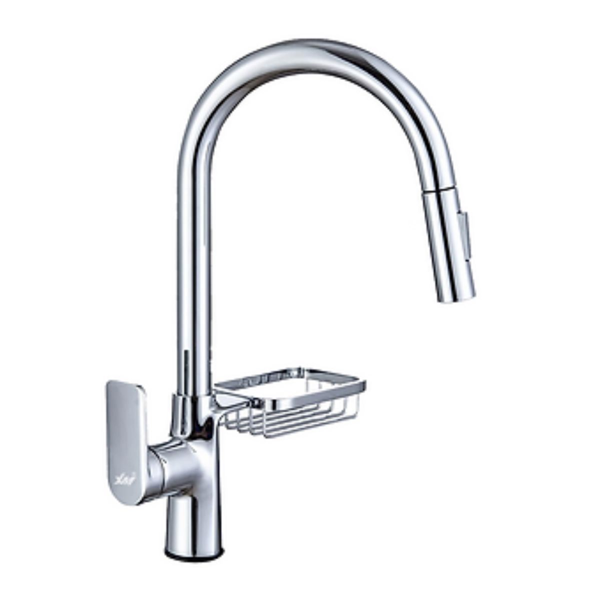 GENERICO - Mescladora tipo Ganso  para Cocina en Acero Inoxidable Cromado