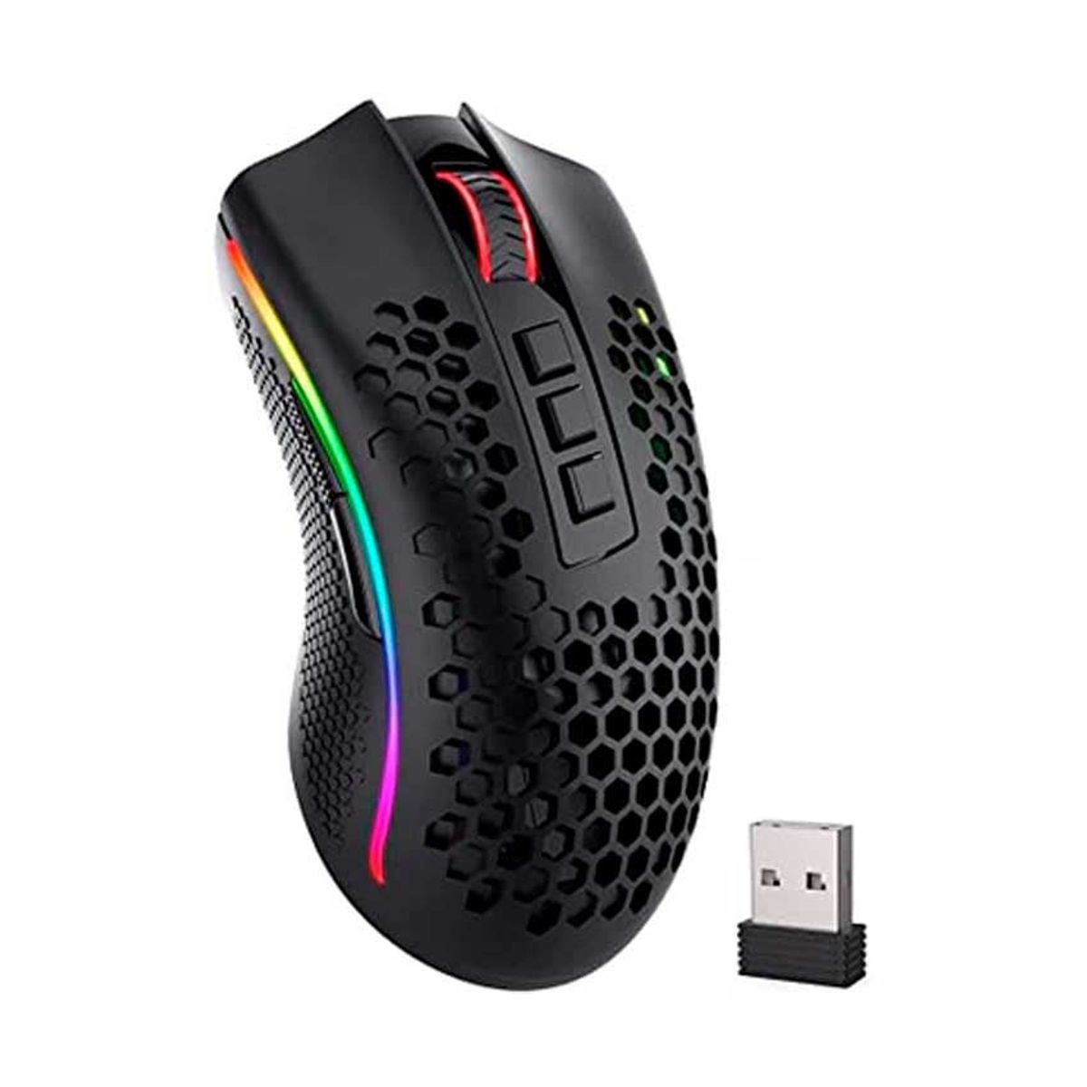REDRAGON - Mouse Redragon Storm Pro M808-Ks Inalambrico 16,000 Dpi Rgb Negro